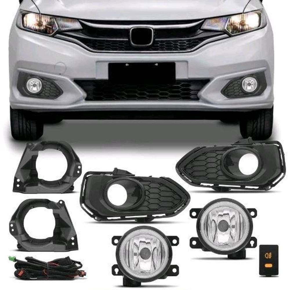 Kit Farol Milha Neb Fit 2018 2019 Modelo