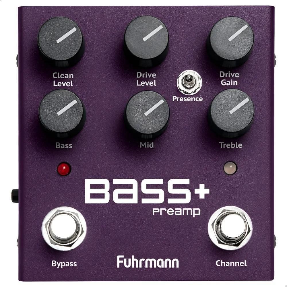 Pedal De Efeitos Análogo Bass+ Preamp Fuhrmann Cor Roxo
