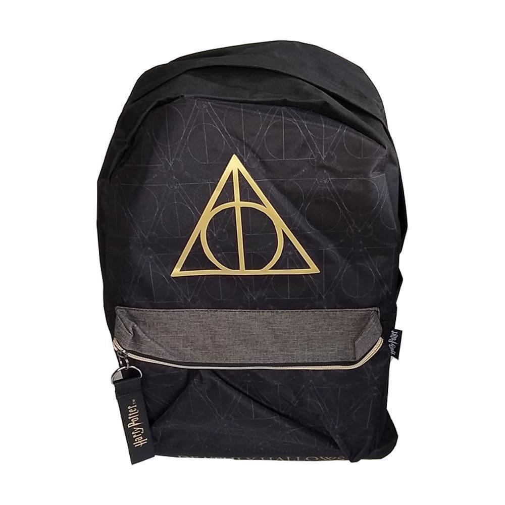 Mochila De Costas Harry Potter Deathly Hallow Preto - Luxcel