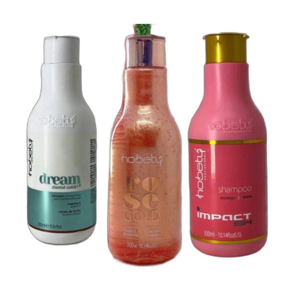 Kit Shampoo Rose, Impact E Dream +  - Hobety