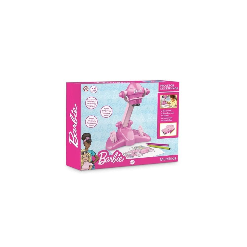 Projetor De Desenhos Barbie Multikids Br2399