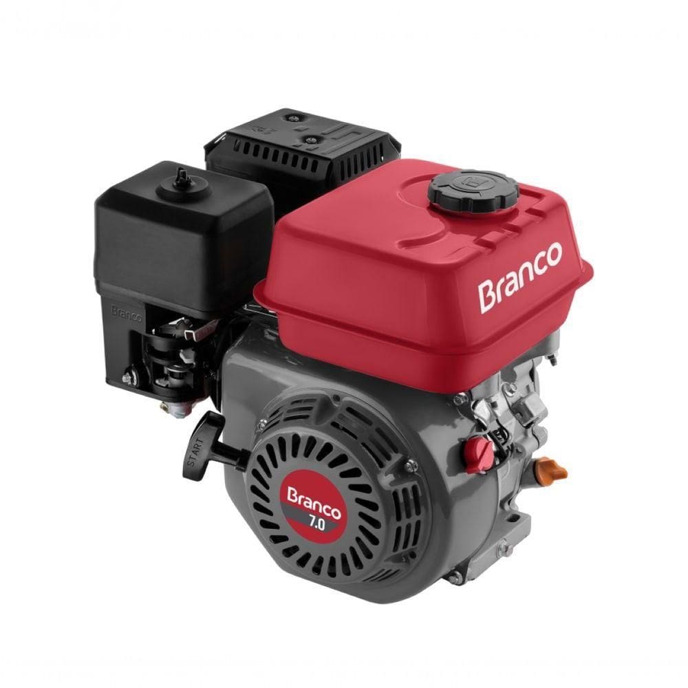 Motor Gasolina 7,0cv Eixo H P. Manual B4t-7.0h Branco