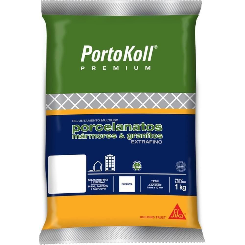 Rejunte Multiuso Cinza ártico 1 Kg Portokoll