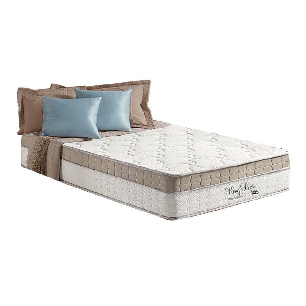 Colchão Solteiro Molas Bonnel Anjos King Best Clean 88x188x28