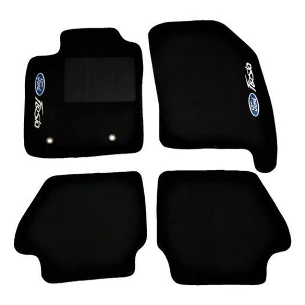 Jogo De Tapete Automotivo Fiesta 2014 Carpete Luxo