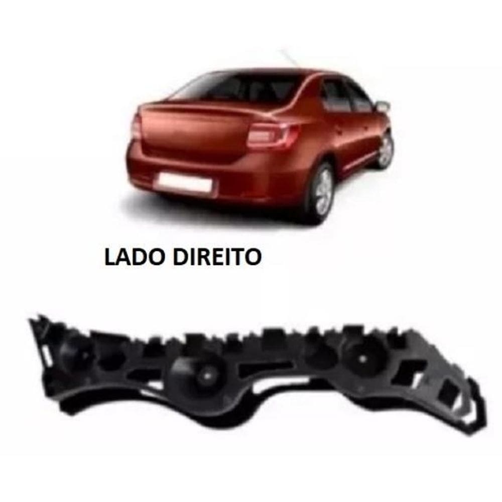 Suporte Guia Traseiro Parachoque Logan 2015 16 2017 18 2019