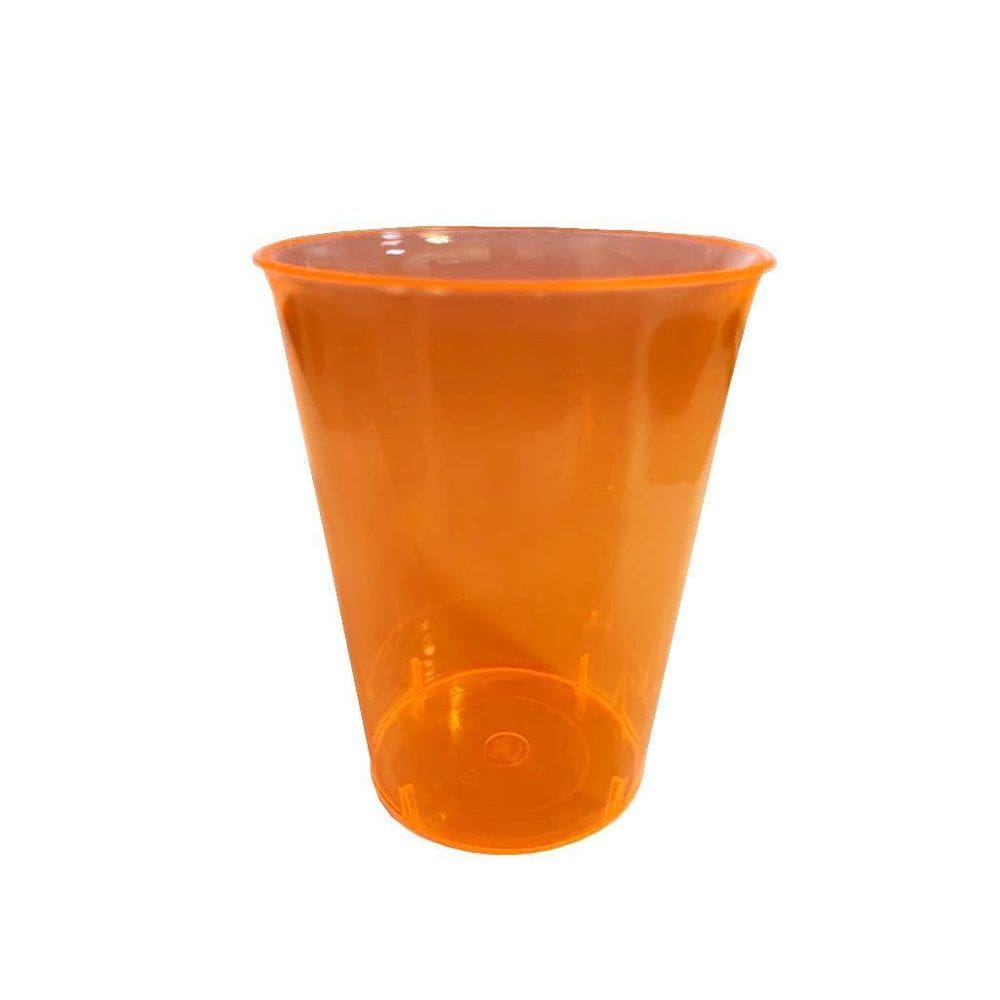 Copo De Acrílico Laranja 200Ml Balada Noitada Festa C/240