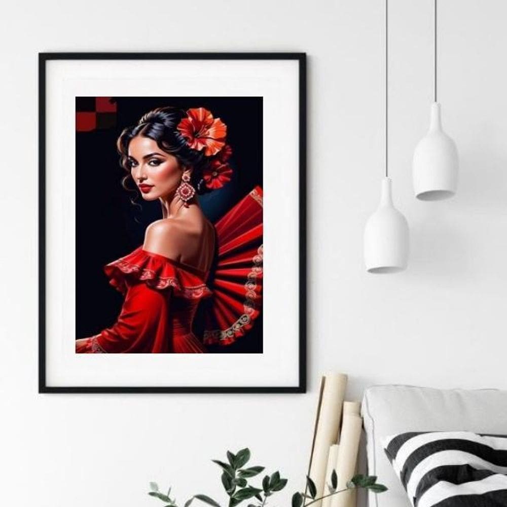 Quadro Cigana Pombagira - 60X48Cm