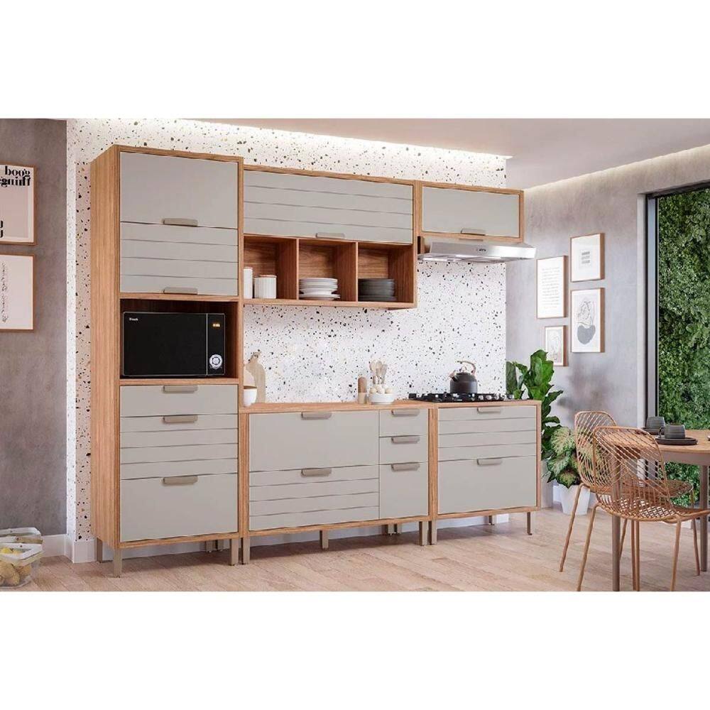 Kit Cozinha MGM 5 Peças Eloise C5P178 Cinamomo/Platina