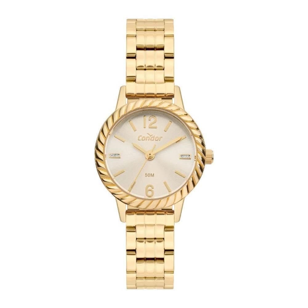 Relógio Condor Feminino Ref: Co2035Nfy/4X Casual Dourado