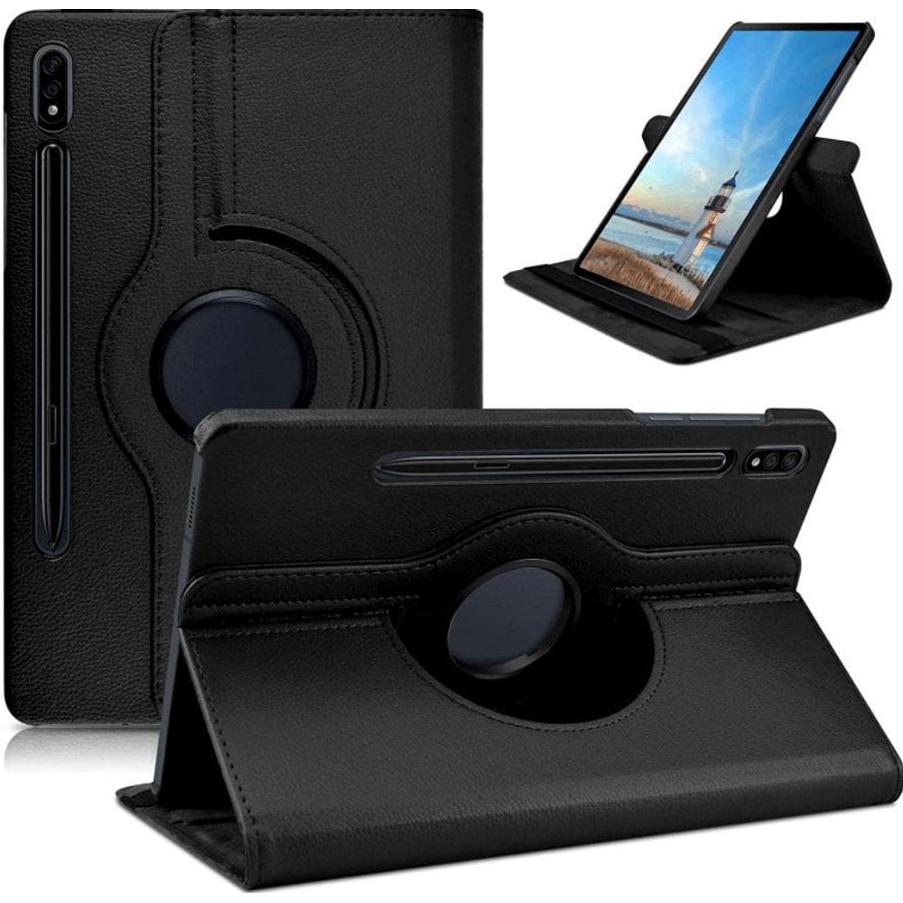 Kit Capa sintético Tablet Tab S7 Fe 12.4 T736 + Vidro