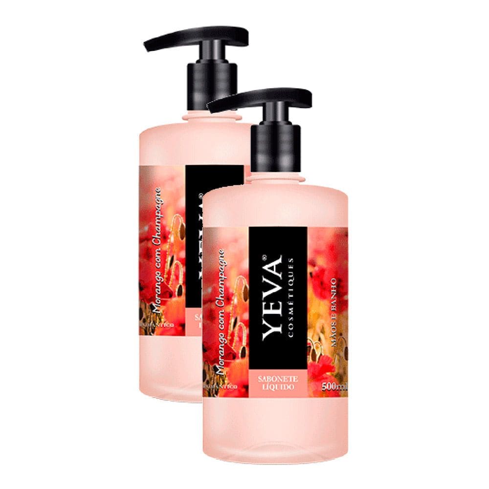 Sabonete Líquido Yeva Romântico 500ml  Kit com duas unidades