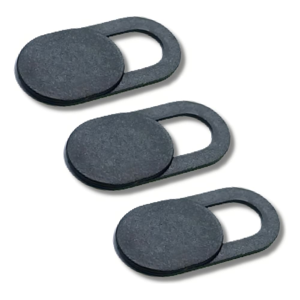 Kit Tampa Webc@m Câmera Adesivo Priv@cidade Espi@o Preta