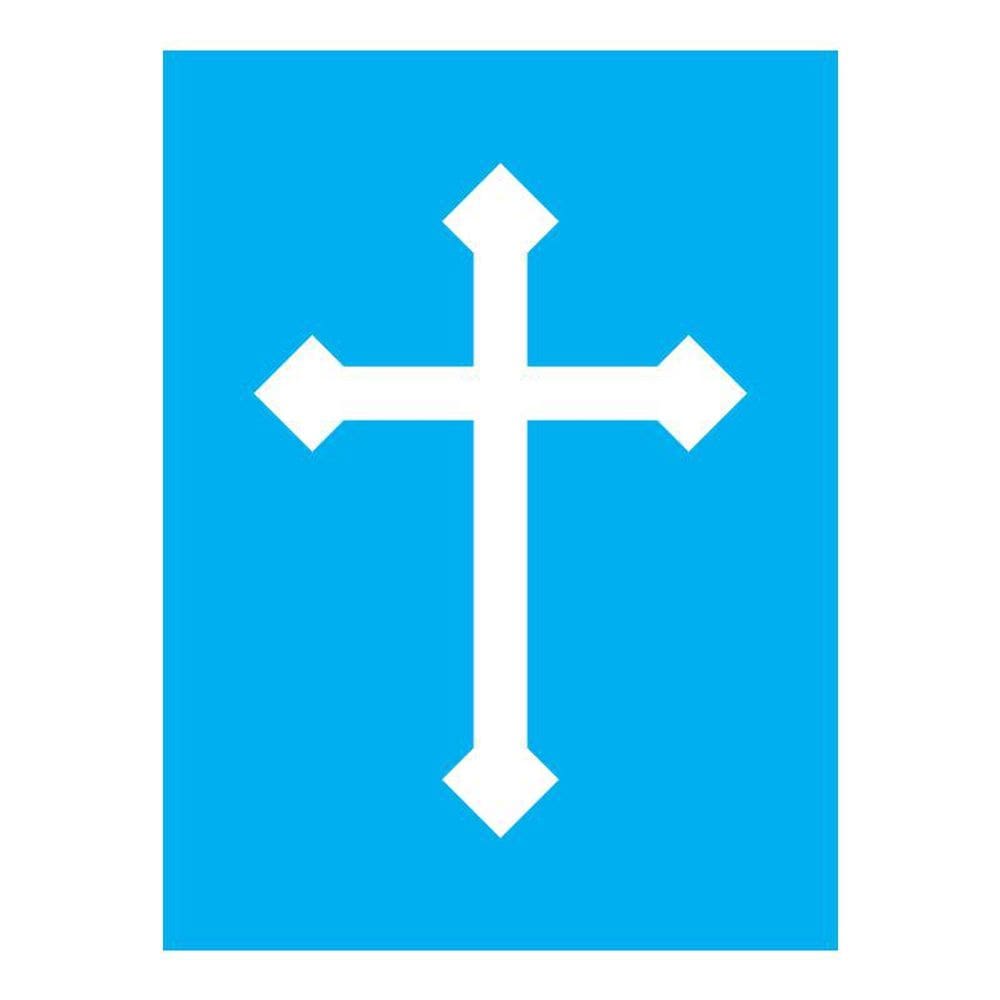 Stencil Tamako Cruz - 15X20Cm - Ref A3070