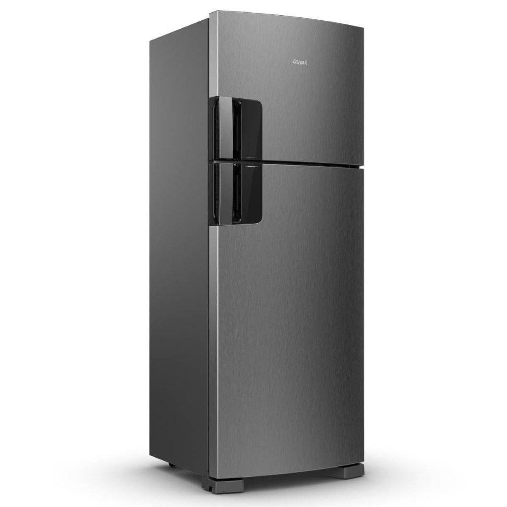 Geladeira 455 Litros Frost Free Inverter Com Função Consul Inox 220V