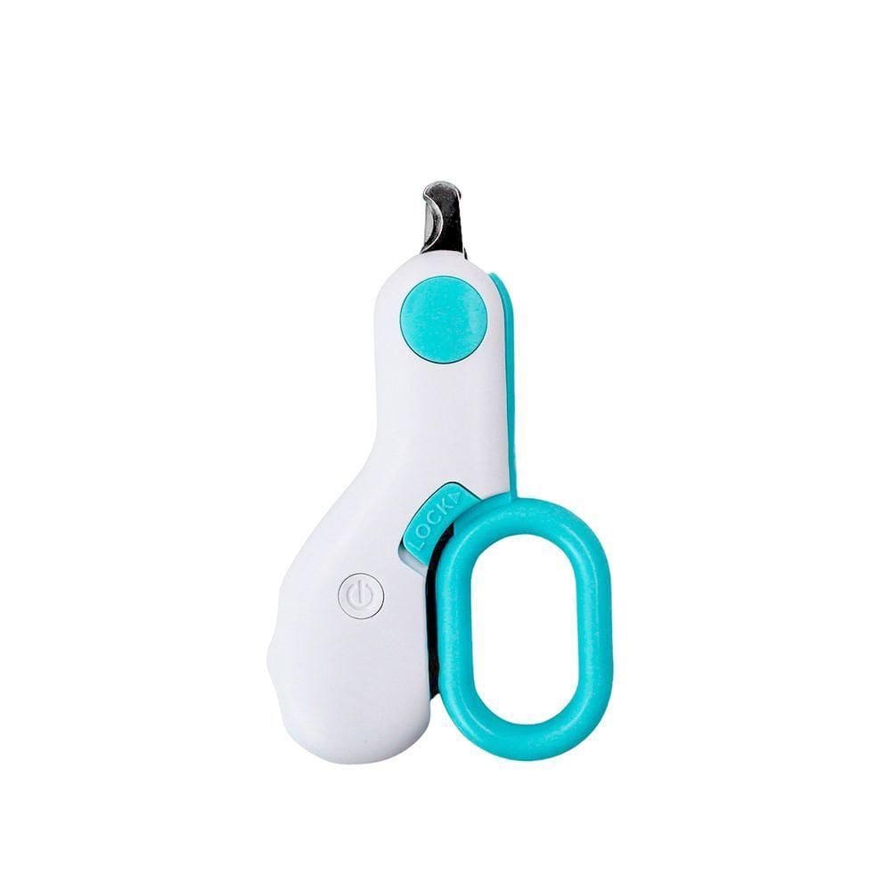 Mini Cortador De Unha Pet Alicate Com Lanterna Cores:azul