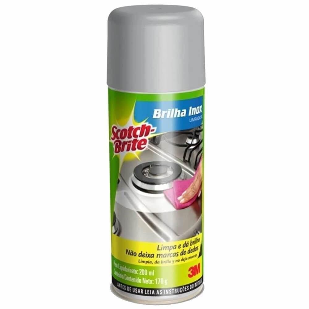 Brilha Inox Scotch Brite 170g - Hb004297410 - 3m Brilha Inox Sb 170g 3m Hb004297410