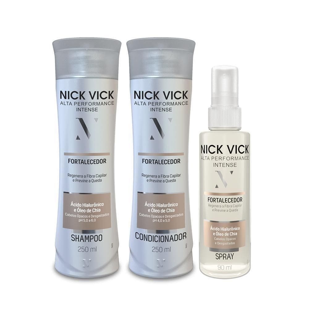 Kit Fortalecedor Nick Vick Alta Performance Intense (3 Prod)