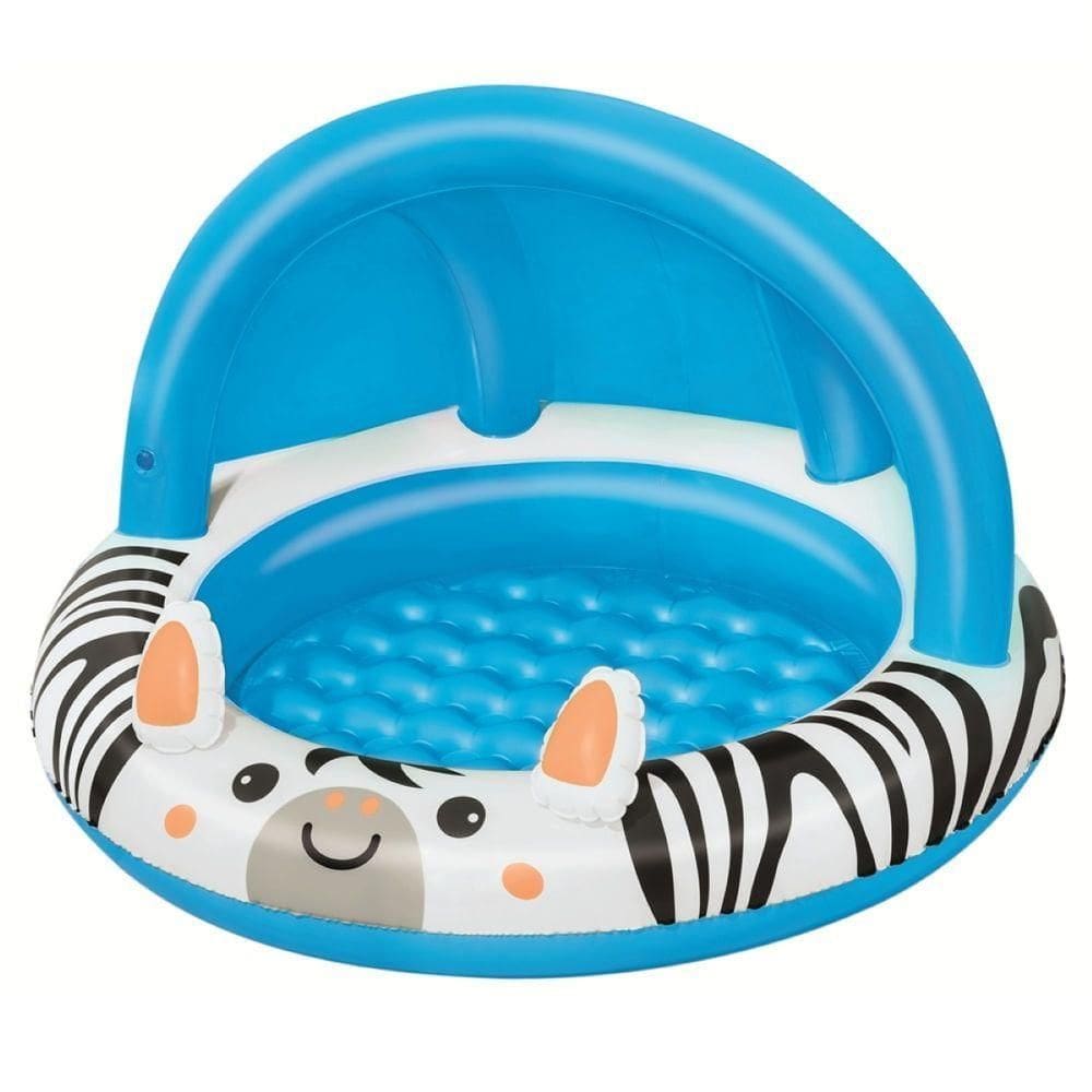Piscina Infantil Inflável Zebra Bel 26 Litros Proteção Uv