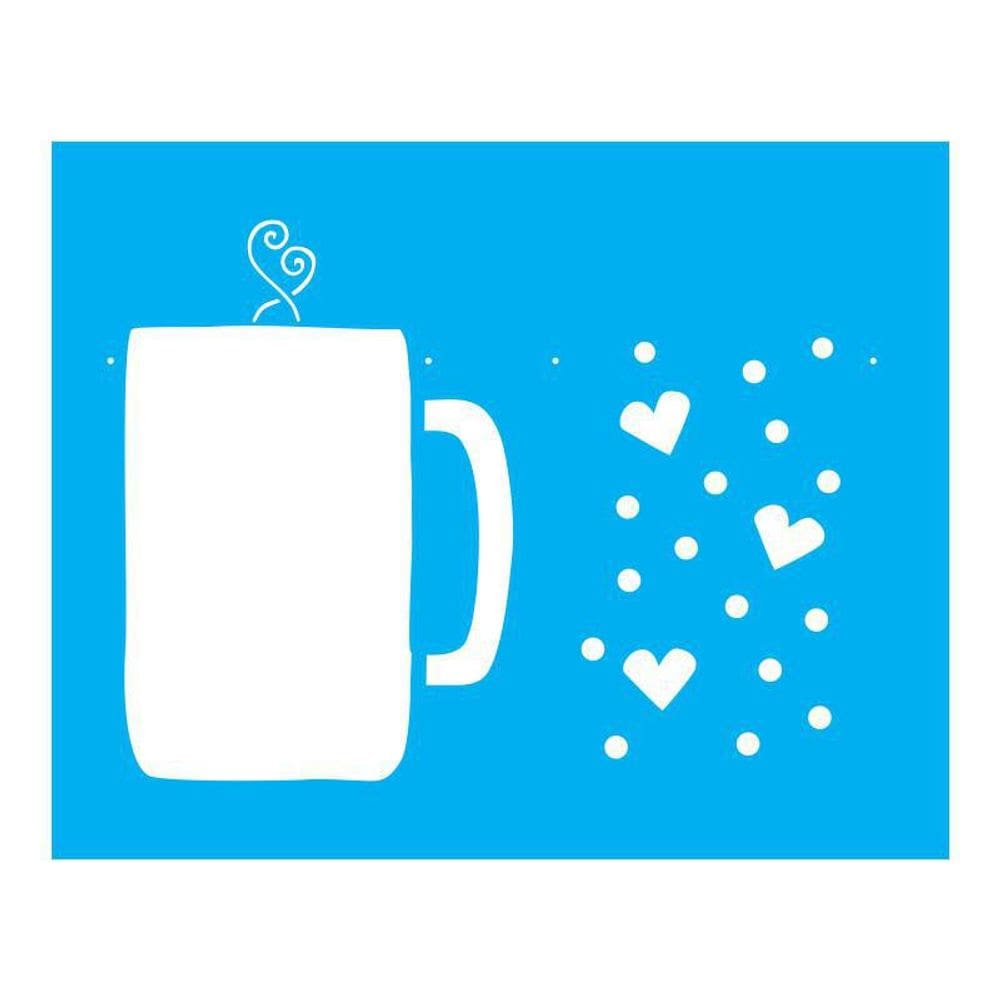 Stencil Tamako Country Caneca - 20X25Cm - Ref B844