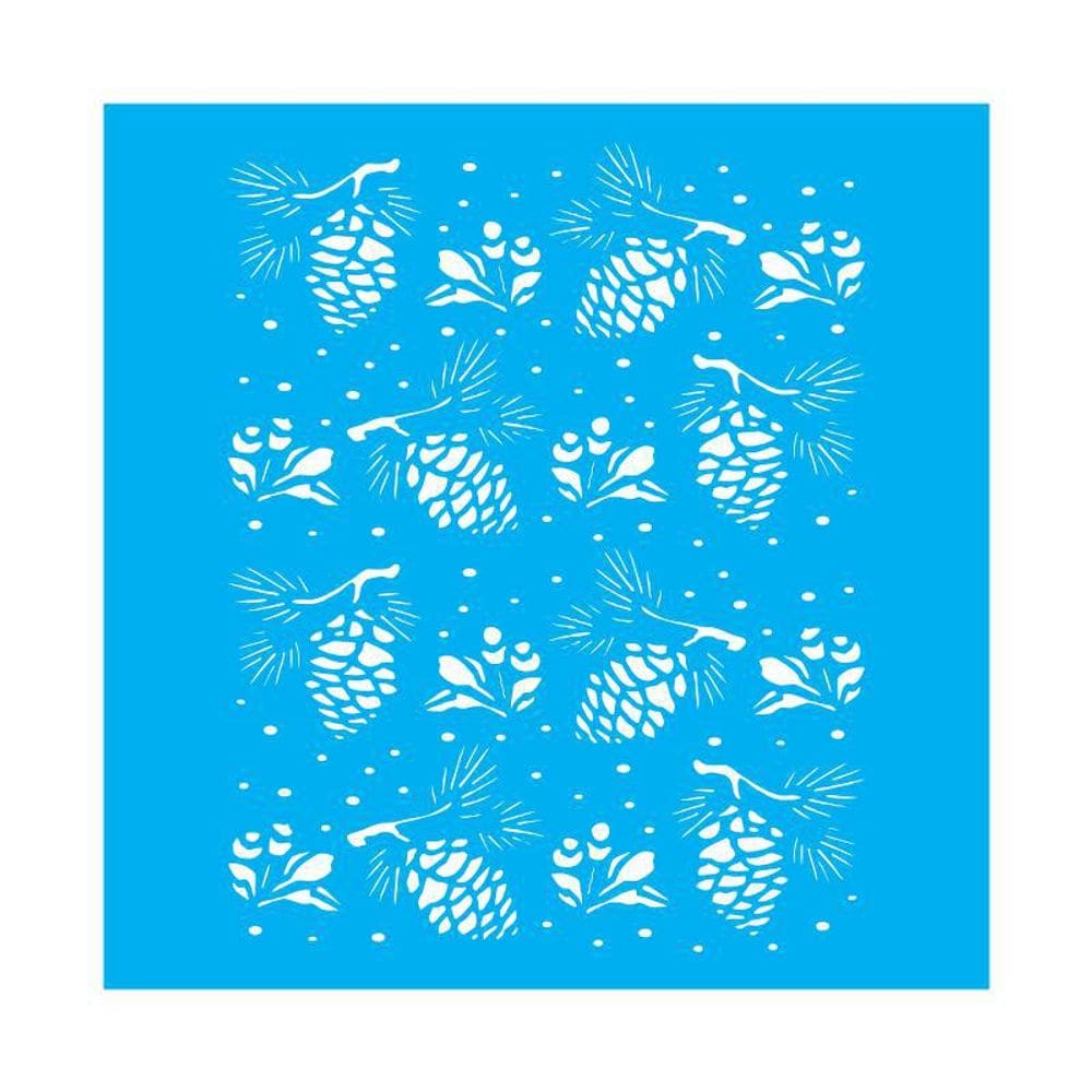 Stencil Tamako Pinhas - 30X30Cm - Ref 9712