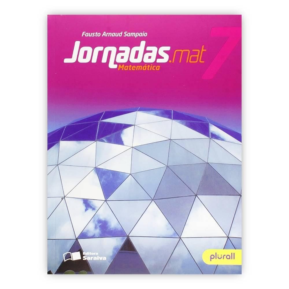 Jornadas: Matemática 7º Ano - 3 Edição 2019 Editora Saraiva