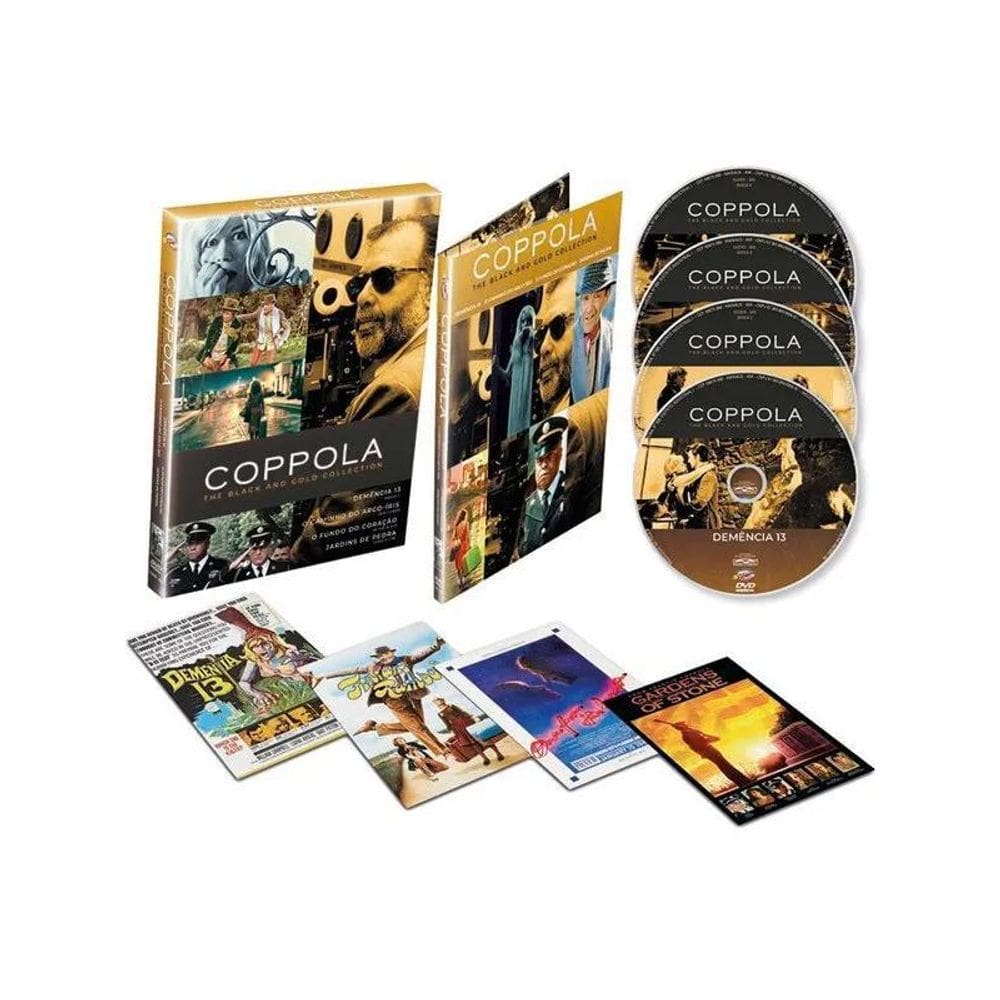 Box Dvd Coleção Francis Ford Coppola Digipack 4 Filmes +Card