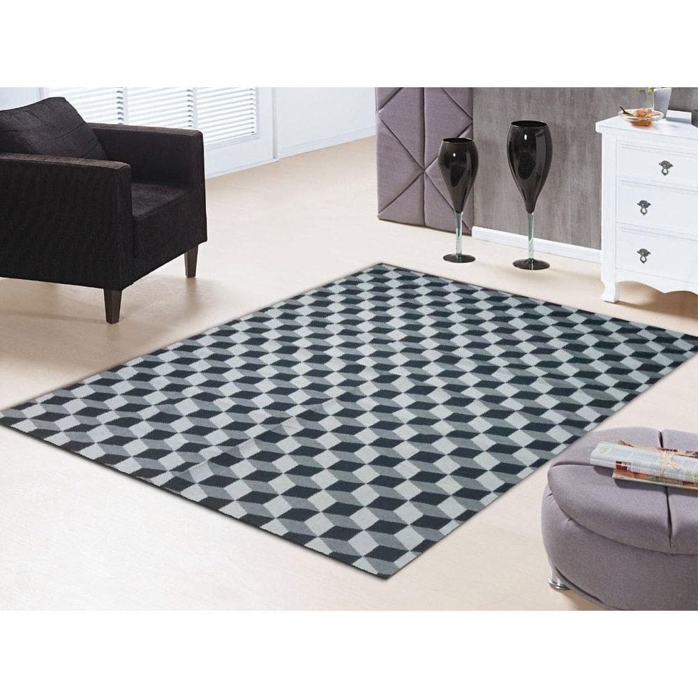 Tapete Sala Quarto 2,00X1,32 Pratico Fácil De Limpar Oslo