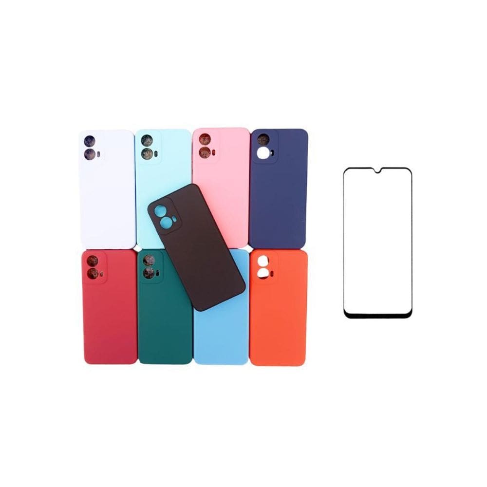 Kit Capa Case + Película Vidro Compatível Para Moto G34
