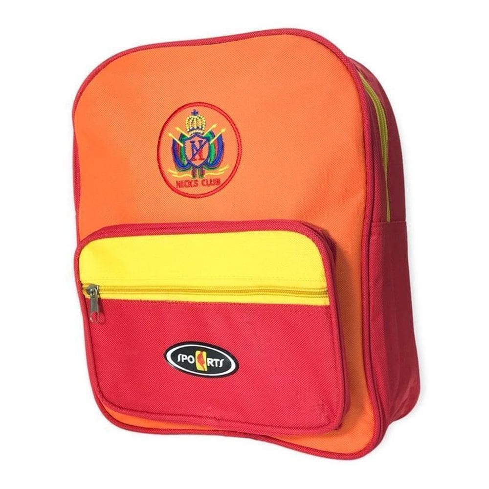 Mochila Kids Infantil Escolar Laranja/Vermelho