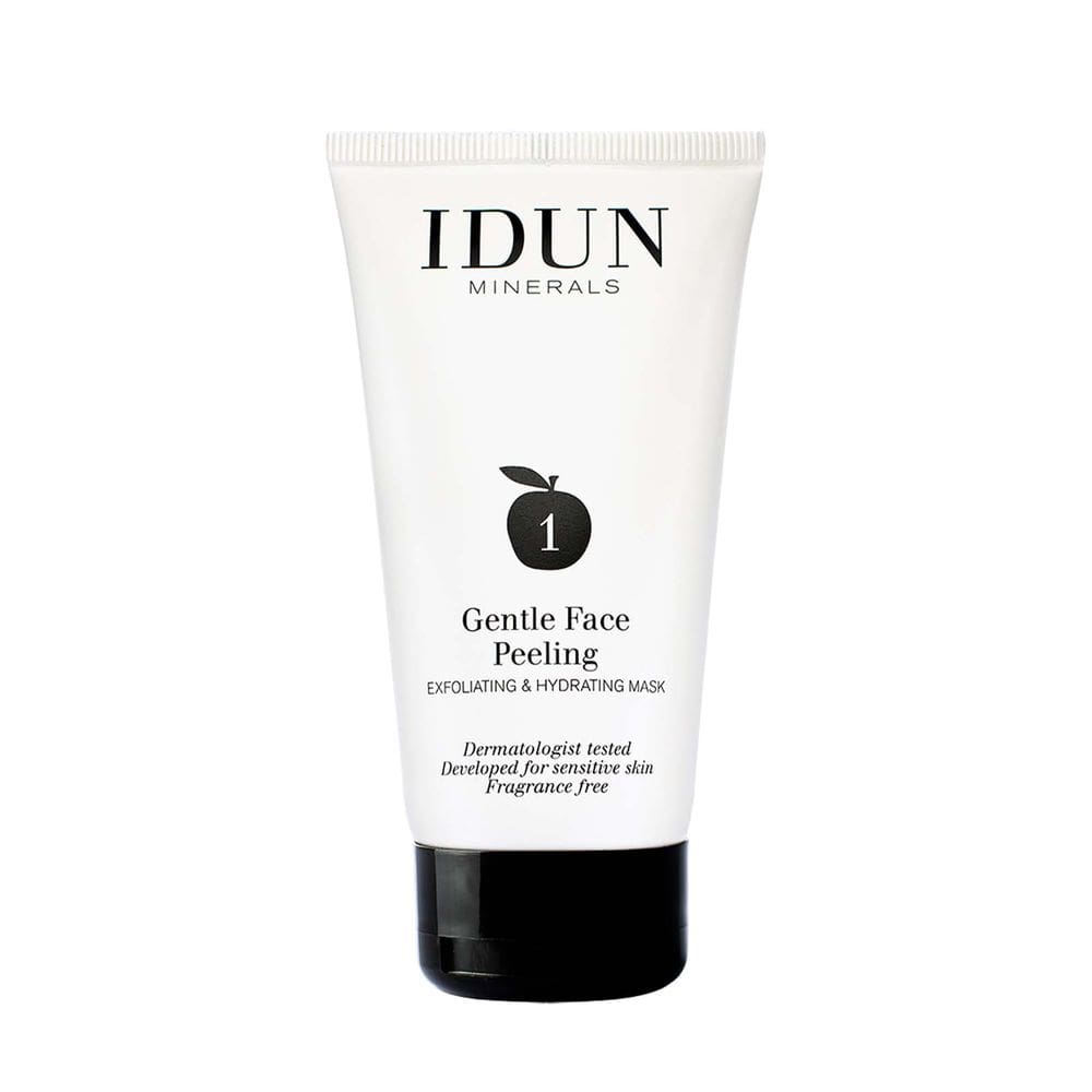 Máscara de peeling facial IDUN Minerals Gentle Soft Creamy Vegan 75mL