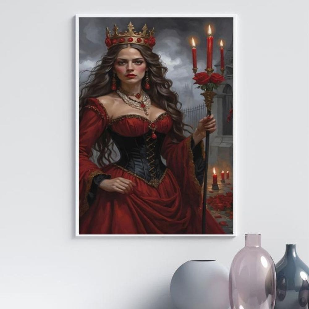 Quadro Maria Padilha Rainha Das 7 Encruzilhadas 33X24Cm