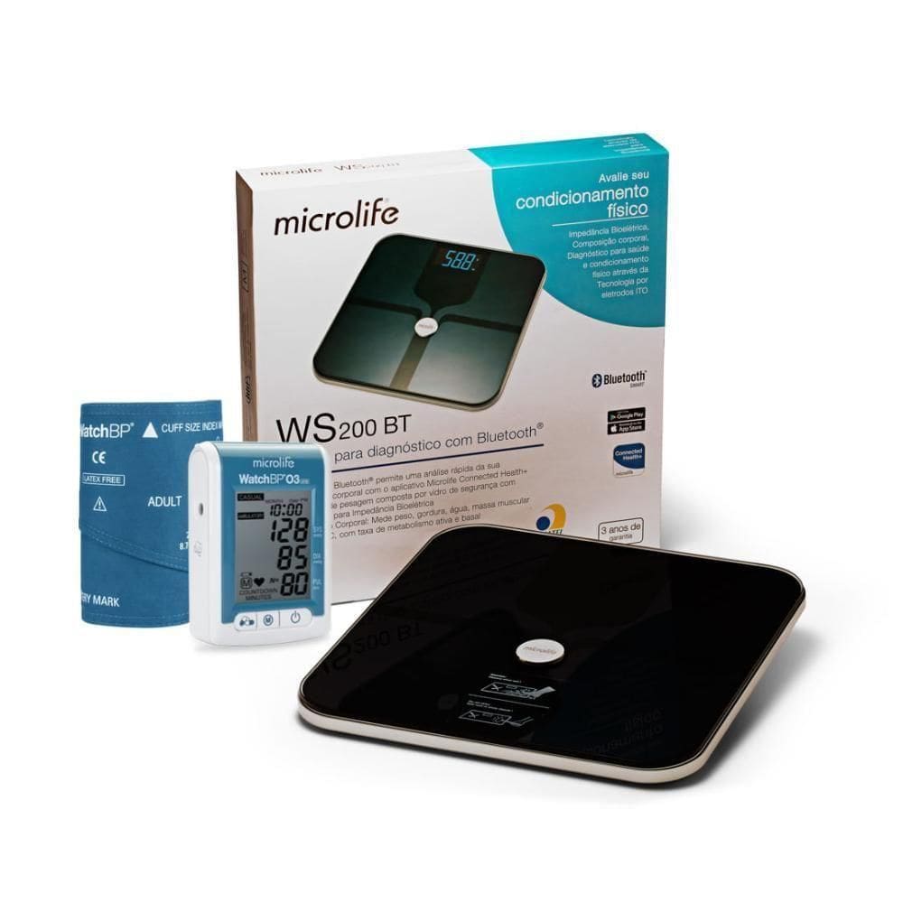 Mapa Monitor Pressão Arterial Afib + Balança Bioimpedância