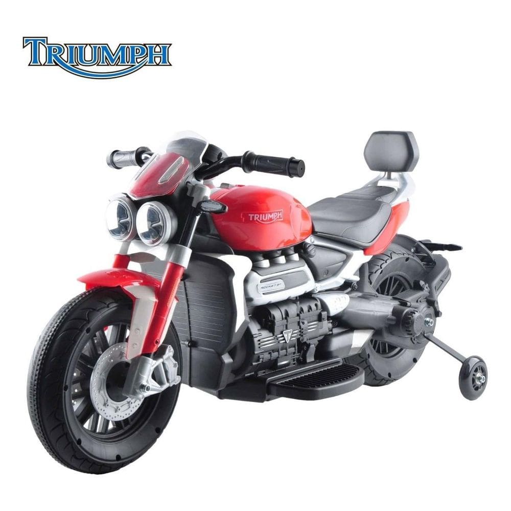 Mini Moto Eletrica Infantil 6V Triumph Rocket Custom Classic