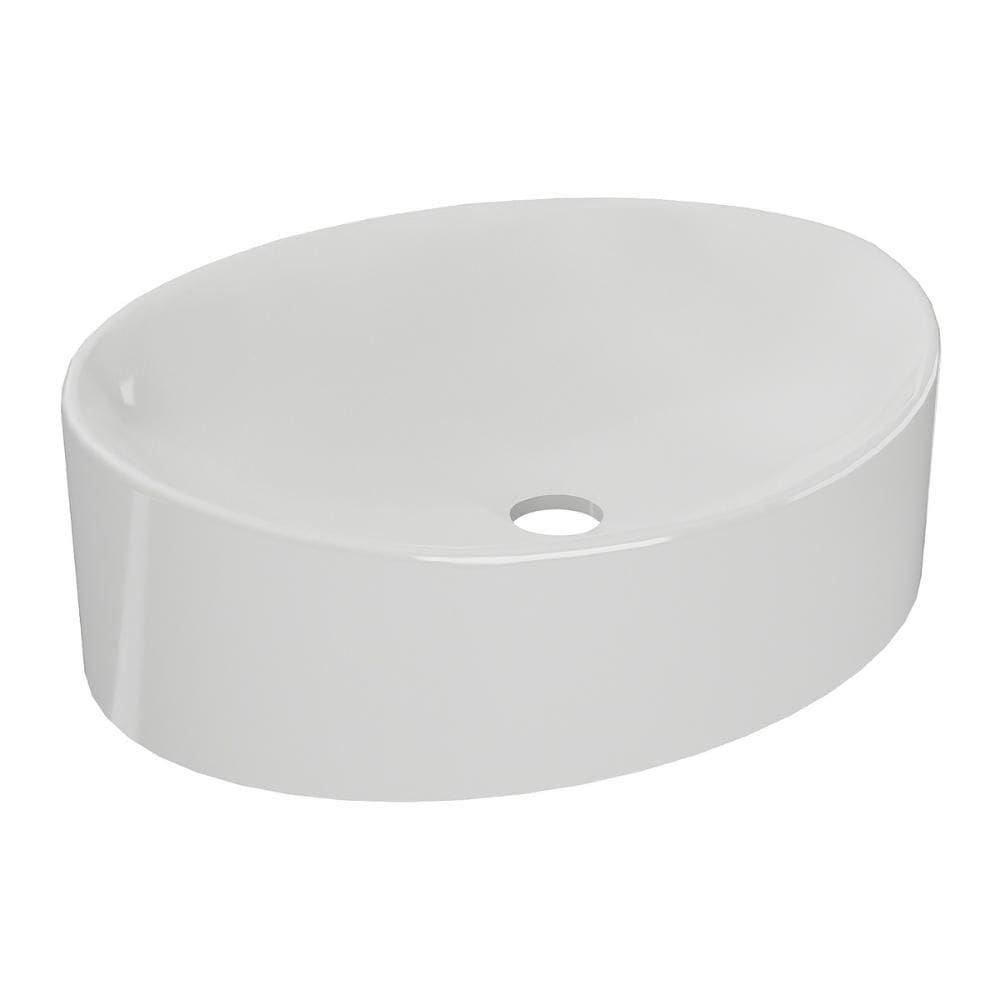 Cuba Sobrepor Banheiro Oval 33x11x35cm Multimóveis Cr10149 Branco