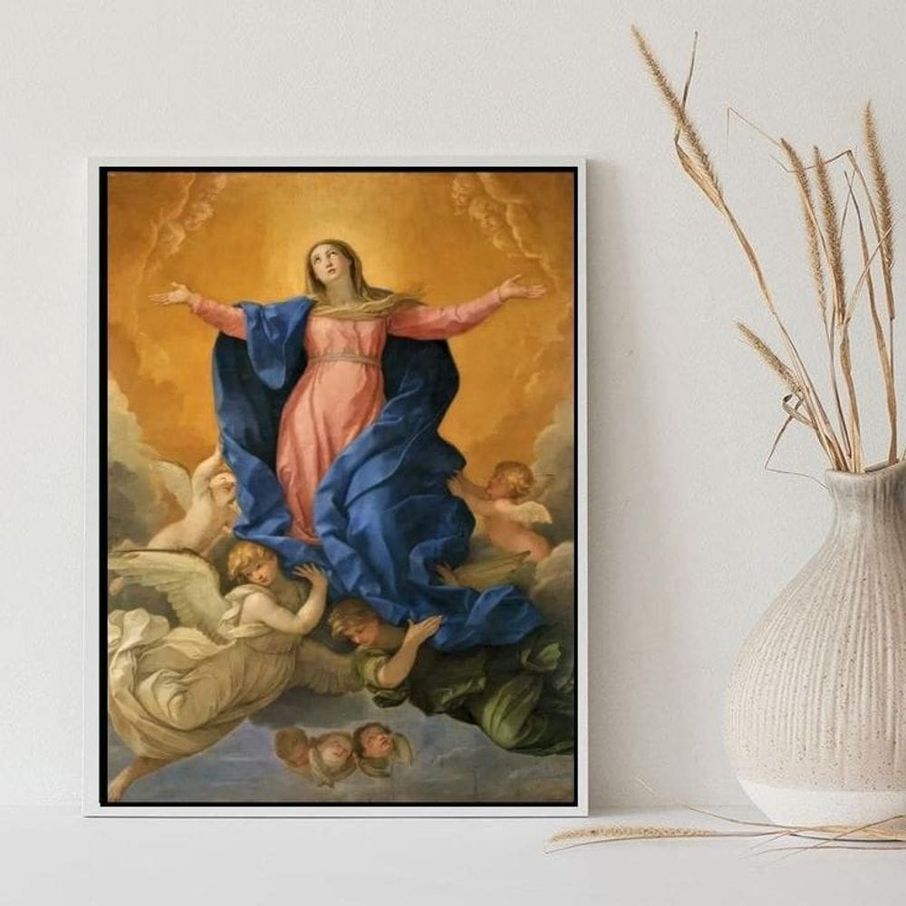 Quadro Decorativo Nossa Senhora Da Glória 24X18Cm - Vidro