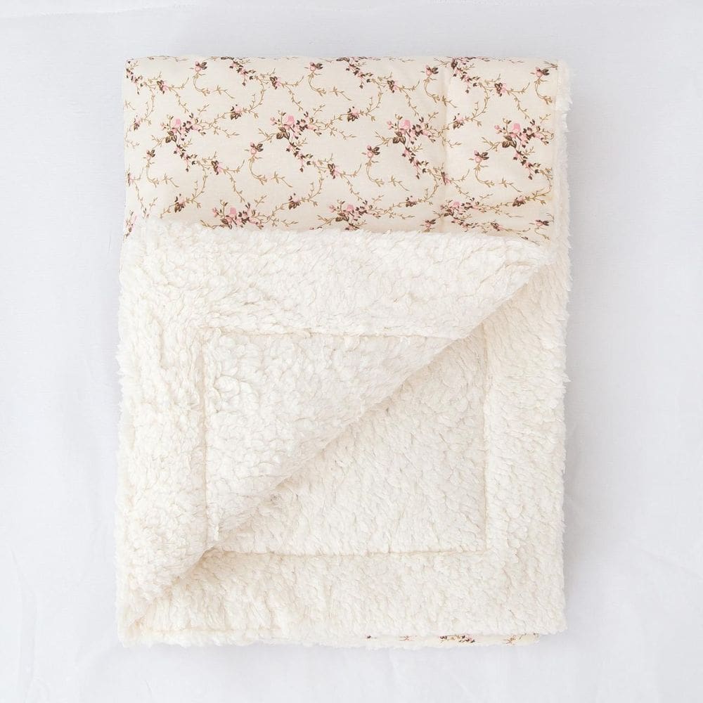 Manta De Sherpa Para Bebê Lã Carneiro Raminho