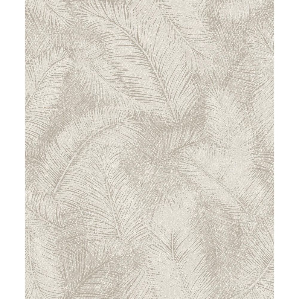 Papel De Parede Icon Folhagem Bege A70202