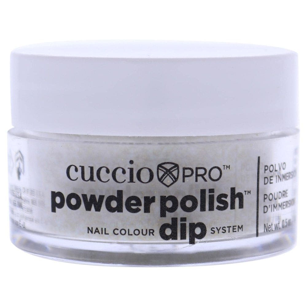 Pó para Unhas Cuccio Pro Polish em Pó Glitter Dourado 15 ml
