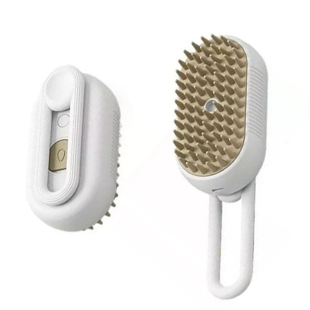 Escova A Vapor Pet Cao Gato Cachorro Eletrico Removedor De Pelo Recarregavel Animal De Estimaçao Higiene Limpeza