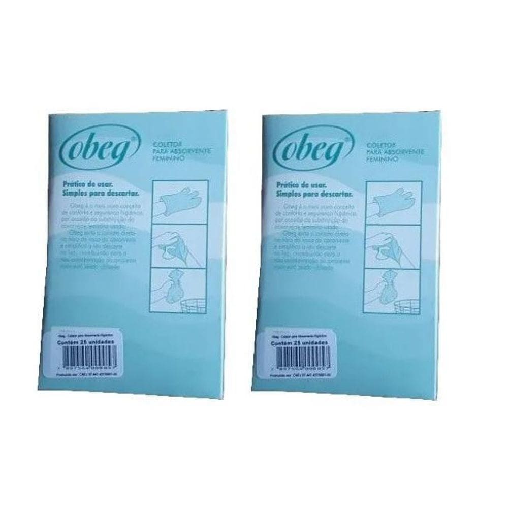 25 Refil Saquinhos Para Descarte De Absorvente Feminino 1Pct
