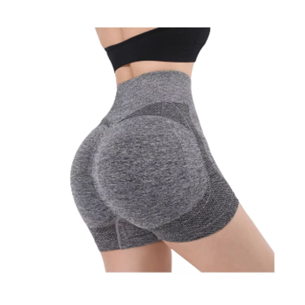 Short Feminino Empina Bumbum Modela e Valoriza-COR CINZA