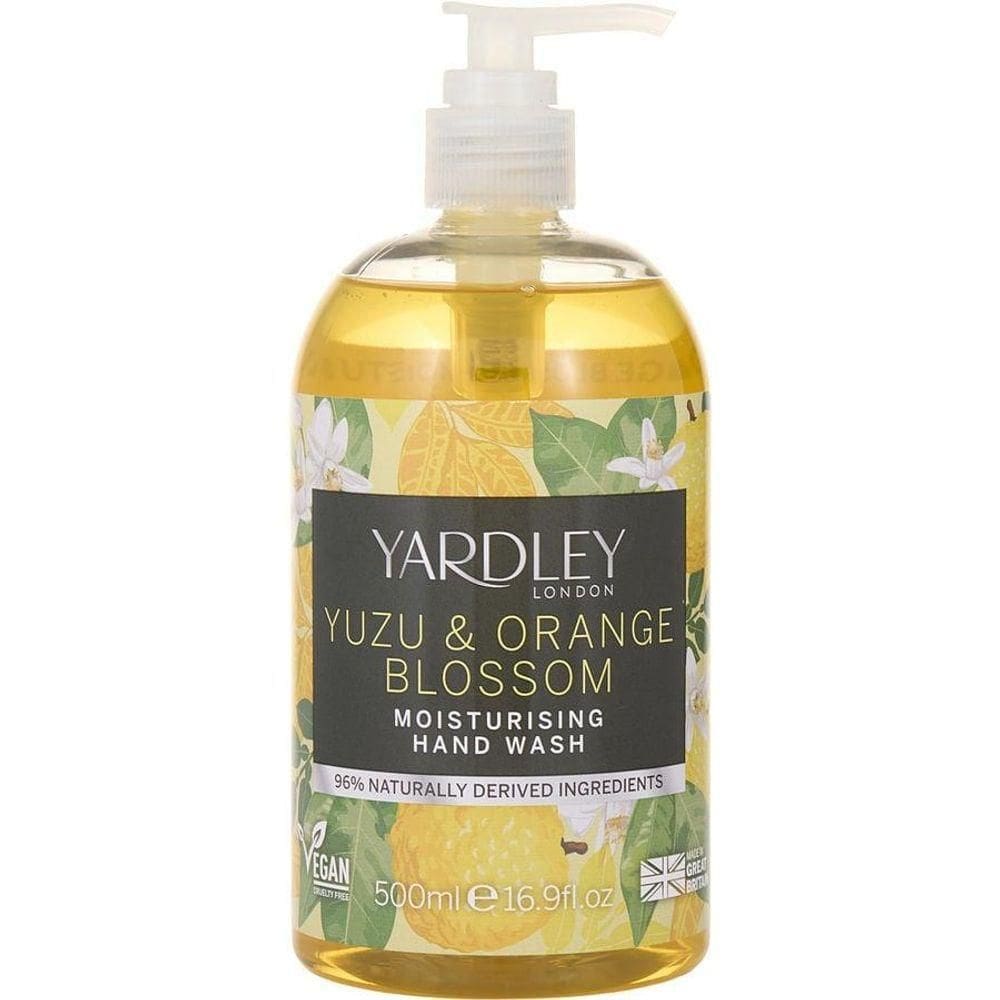 Sabonete Unisex Yardley Yuzu & Orange Blossom Botanical Para As Mãos 500 Ml