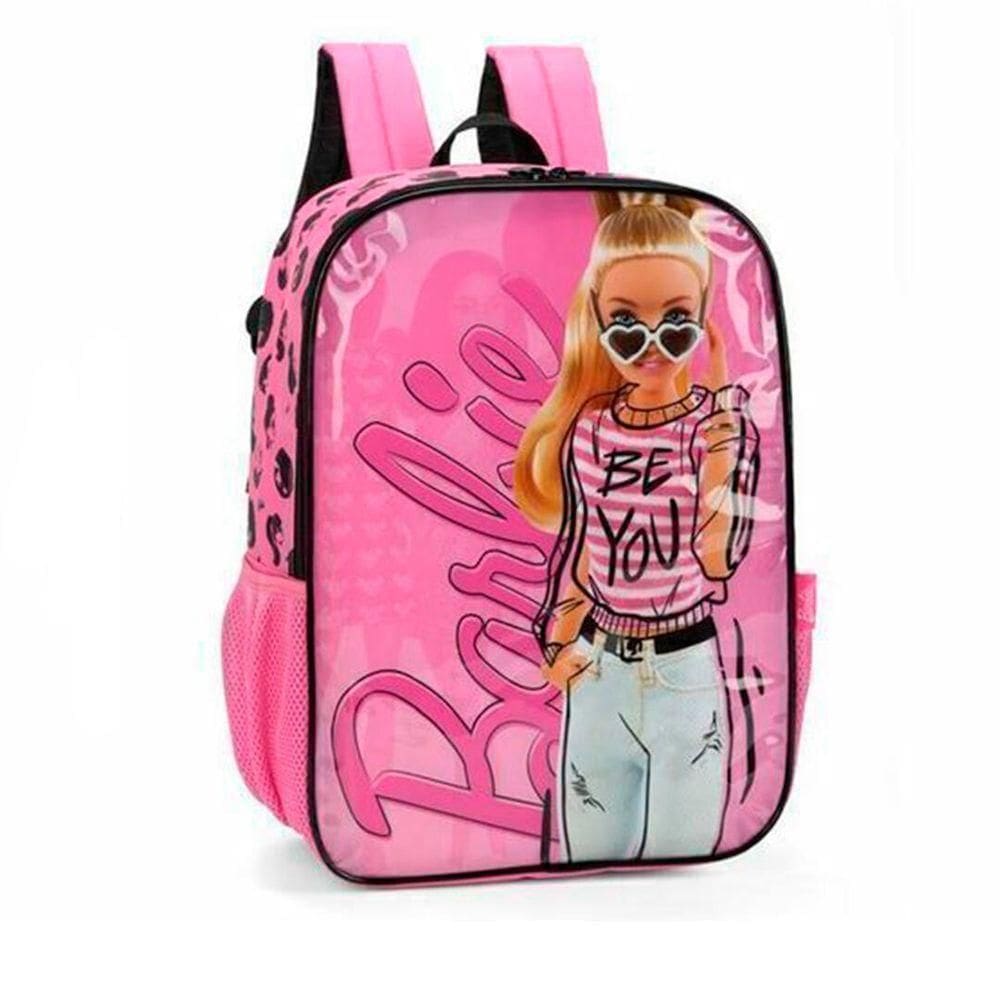 Mochila Infantil Escolar Costas Barbie Rosa Be You