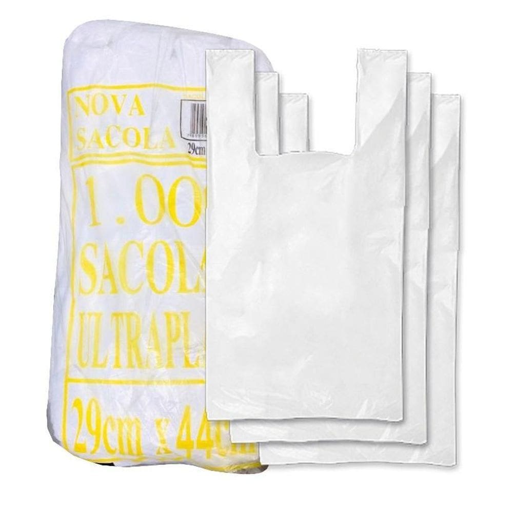 Sacola Plástica Peq. Branca 30X45Cm Altaplast C/6000  6 Pct