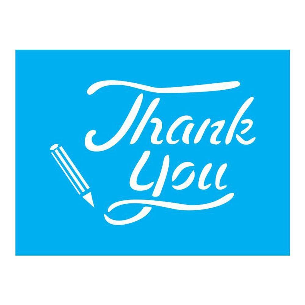 Stencil Tamako Thank You - 15X20Cm - Ref A3248