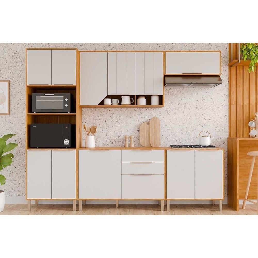 Kit Cozinha MGM 5 Peças Celeste C5P172 Cinamomo/Off