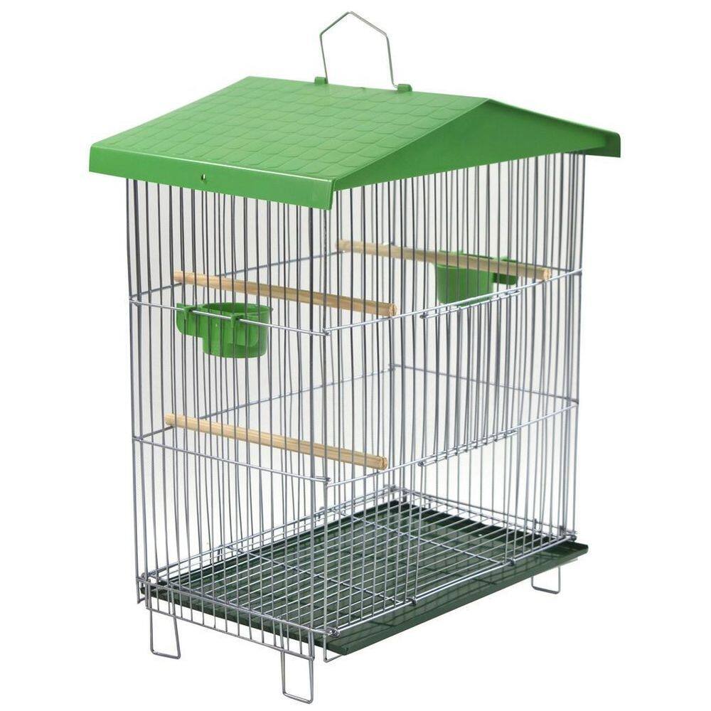 Viveiro Pequeno Dobrável De Parede Verde Com Bandeja Zincada