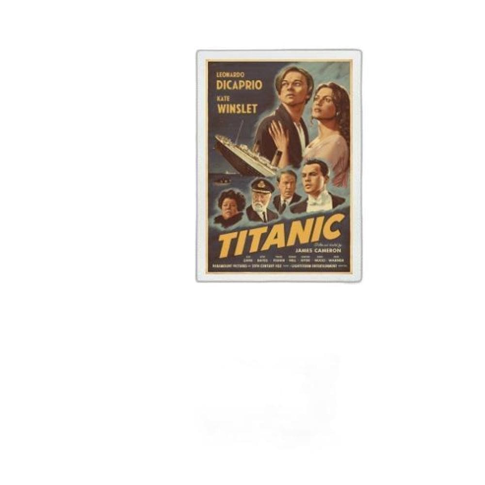 Quadro Poster Do Filme Titanic 24X18Cm