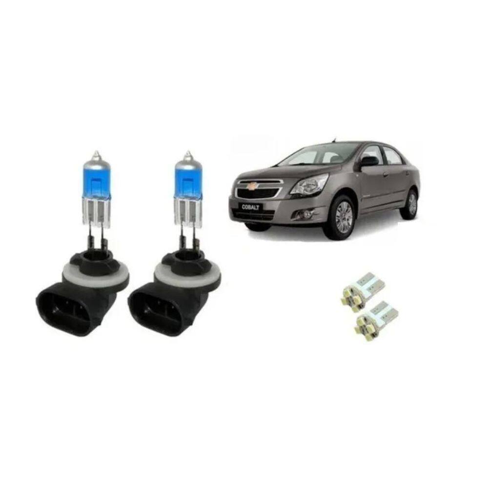 Lampada Super Branca Farol Milha 8500K Gm Cobalt Homologada